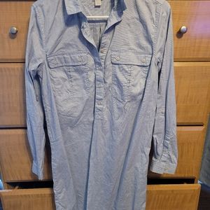Fossil Long Sleeve Button Up Dress